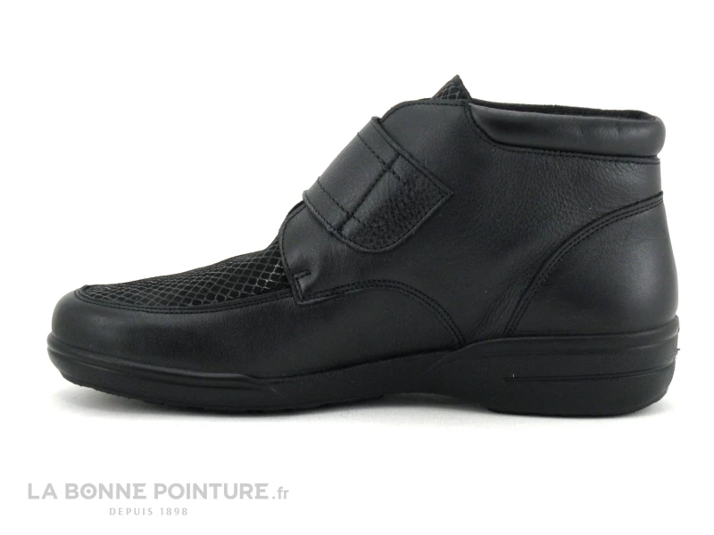 Bon marché ? Alpina 0F71-7 - ANNY H - Noir - ? Boots Femme Bride Velcro ? 3 Bon marché ? Alpina 0F71-7 - ANNY H - Noir - ? Boots Femme Bride Velcro ? – Image 3