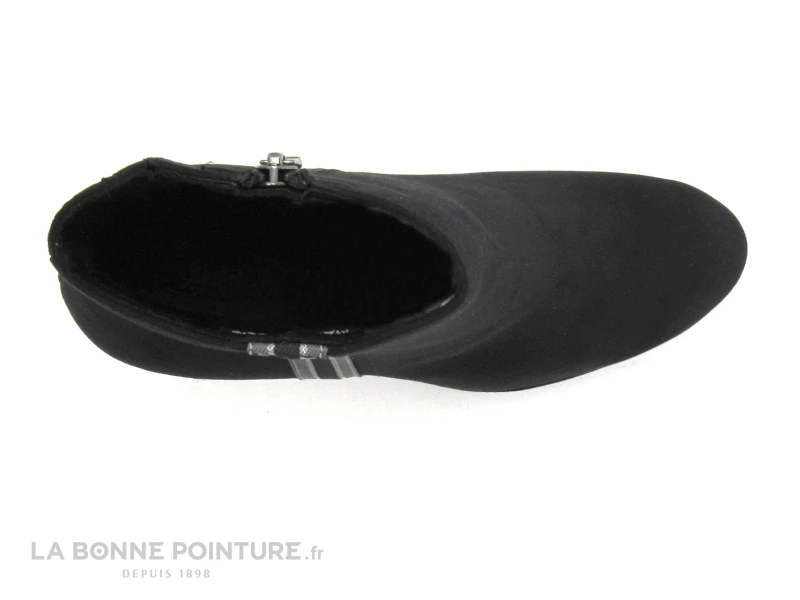 Remise ? Femme Marco Tozzi 2-25339-23 Noir - Bandes Grises - Bottine Talon Haut ? 6 Remise ? Femme Marco Tozzi 2-25339-23 Noir - Bandes Grises - Bottine Talon Haut ? – Image 6