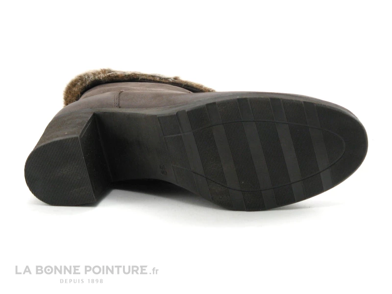 Bon marché ? Femme Lily Mood LILIN Taupe - Haut Fourrure - Bottine Talon Haut ? 7 Bon marché ? Femme Lily Mood LILIN Taupe - Haut Fourrure - Bottine Talon Haut ? – Image 7