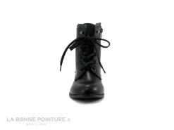 Le moins cher ? Femme The Divine Factory QL3811 - Bottine Noire Lacet - Oeillets Arriere ? -Mustang Shop unnamed file 4604