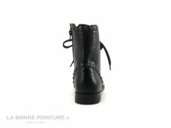 Le moins cher ? Femme The Divine Factory QL3811 - Bottine Noire Lacet - Oeillets Arriere ? -Mustang Shop unnamed file 4606