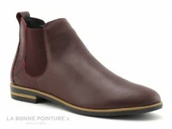 Nouveau ? Moran's Morans VISCOSE Bordeaux - Python - ? Boots Chelsea Femme ? -Mustang Shop unnamed file 4649