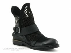 Promo ? Lily Mood 050 8286 Noir - Bottines Femme Devant Ajoure ?