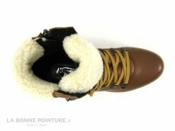 Le moins cher ? Femme Hooper VERSUS Cognac - Bottine Marron - Col Fourrure ? -Mustang Shop unnamed file 4686