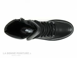 Nouveau ✨ Hooper ISAC Noir - Bottine Cuir Noir Femme ? -Mustang Shop unnamed file 4693