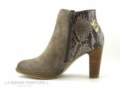 Meilleur prix ❤️ Femme Fugitive ASFALT Vel Taupe - Python Taupe - Bottine Talon Haut ? 9 Meilleur prix ❤️ Femme Fugitive ASFALT Vel Taupe - Python Taupe - Bottine Talon Haut ? -Mustang Shop unnamed file 4718