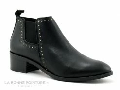 Meilleur prix ? Moran's Morans BARILLA Noir - Low ? Boots Femme Avec Perles Dorees ⭐