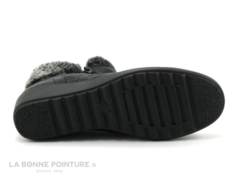 Offres ? Sweet R CACHER Noir - Haut Fourrure Grise - ? Boots Femme ? 4 Offres ? Sweet R CACHER Noir - Haut Fourrure Grise - ? Boots Femme ? – Image 4