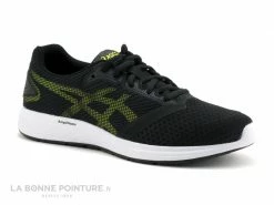Le moins cher ? Junior Asics PATRIOT 10 GS Black Lemon Spark - 1014A025 - Basket Jr ?