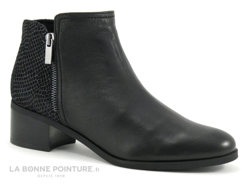 Sortie ? Femme Fugitive RACINE Noir - LPILC45 LN146 - ? Boots Noires Talon Epais ? 1 Sortie ? Femme Fugitive RACINE Noir - LPILC45 LN146 - ? Boots Noires Talon Epais ?