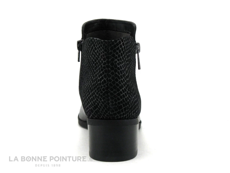 Sortie ? Femme Fugitive RACINE Noir - LPILC45 LN146 - ? Boots Noires Talon Epais ? 4 Sortie ? Femme Fugitive RACINE Noir - LPILC45 LN146 - ? Boots Noires Talon Epais ? – Image 4