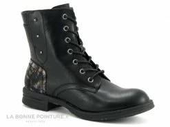 Promo ? Femme The Divine Factory QL4559 Noir - Arriere Tisse Et Contrefort Metal - ? Boots ?