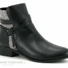 De gros ? Femme The Divine Factory QL4732 Noir - Prince De Galles - ? Boots Avec Zip ? -Mustang Shop unnamed file 4862