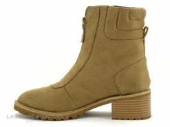 Coupon ? The Divine Factory QL4741 Beige - ? Boots Femme - Zip Dessus ? -Mustang Shop unnamed file 4883