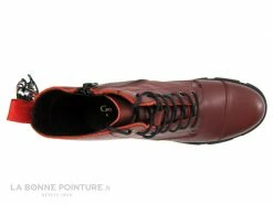 Le moins cher ? GoodStep Femme Good Step 3621-D13 Bordeaux - Bottine Plateforme - Foulard ⌛ -Mustang Shop unnamed file 4892