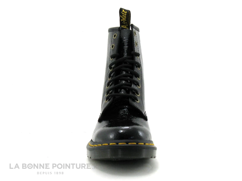 Promo ? Femme Dr Martens 1460 - 27774001 - Black Distressed Patent - ? Boots Noires ⌛ 2 Promo ? Femme Dr Martens 1460 - 27774001 - Black Distressed Patent - ? Boots Noires ⌛ – Image 2