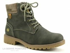 Meilleure vente ? Dockers 43FA307-630830 Bottle - ? Boots Femme Kaki - Haut Marron ⭐