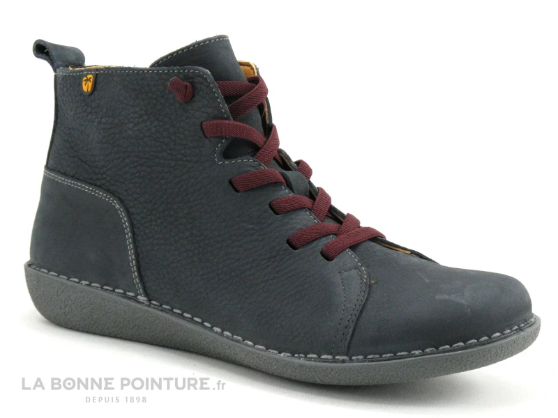 Bon marché ❤️ Jungla 7283 Gris - Lacet Elastique Bordeaux - ? Boots Femme ? 1 Bon marché ❤️ Jungla 7283 Gris - Lacet Elastique Bordeaux - ? Boots Femme ?
