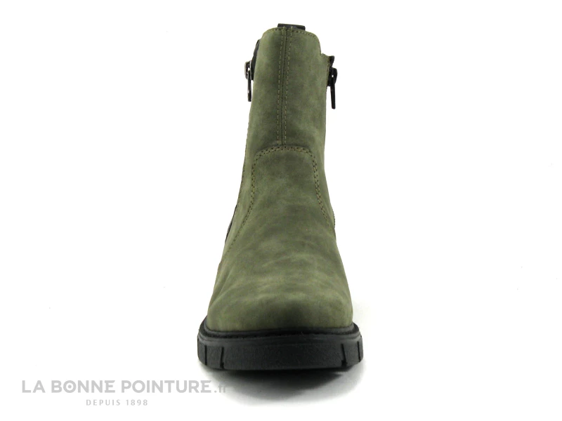 Sortie ? Rieker Z3560-54 Green - ? Boots Femme Kaki ? 2 Sortie ? Rieker Z3560-54 Green - ? Boots Femme Kaki ? – Image 2
