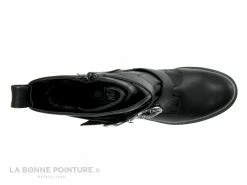 Bon marché ? Jet'7 Jet 7 CONCLUS Noir - 2 Brides - Bottine Femme Semelle Crantee ⭐ -Mustang Shop unnamed file 4974