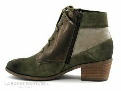 Promo ⭐ Femme Fugitive SORAL Velours Kaki - Bottine Lacet ? 9 Promo ⭐ Femme Fugitive SORAL Velours Kaki - Bottine Lacet ? -Mustang Shop unnamed file 5008