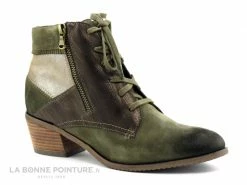 Promo ⭐ Femme Fugitive SORAL Velours Kaki - Bottine Lacet ? 11 Promo ⭐ Femme Fugitive SORAL Velours Kaki - Bottine Lacet ? -Mustang Shop unnamed file 5010