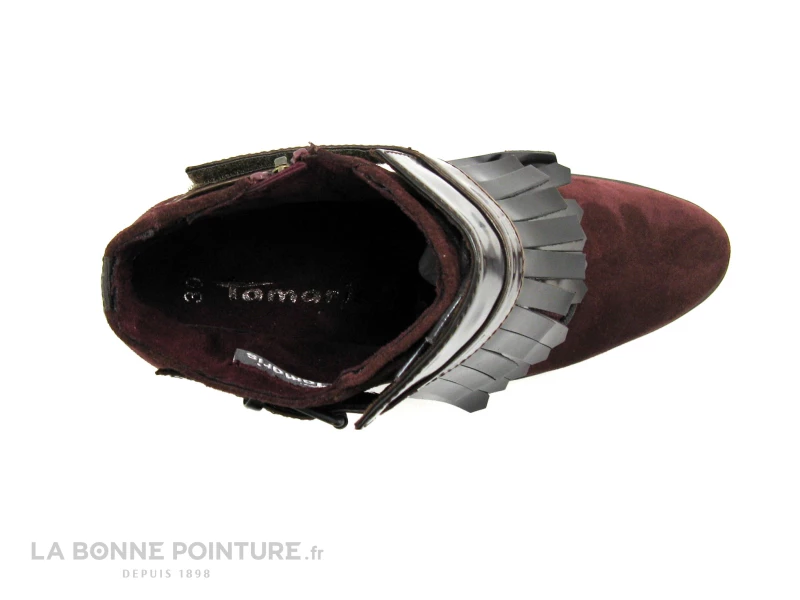 Meilleur prix ? Femme Tamaris 1-25321-29 Merlot Mocca - Patte Frange - ? Boots ? 6 Meilleur prix ? Femme Tamaris 1-25321-29 Merlot Mocca - Patte Frange - ? Boots ? – Image 6