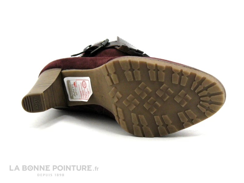 Meilleur prix ? Femme Tamaris 1-25321-29 Merlot Mocca - Patte Frange - ? Boots ? 7 Meilleur prix ? Femme Tamaris 1-25321-29 Merlot Mocca - Patte Frange - ? Boots ? – Image 7