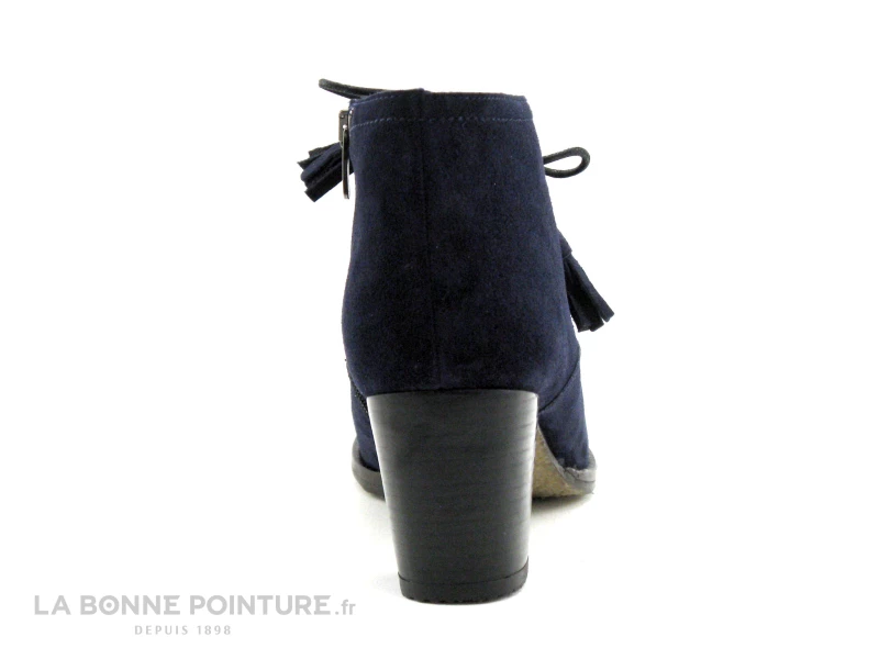 Budget ❤️ Riva Di Mare Femme Riva CINTIA Velours Navy - RV-172-028 ? Boots Talon ? 4 Budget ❤️ Riva Di Mare Femme Riva CINTIA Velours Navy - RV-172-028 ? Boots Talon ? – Image 4