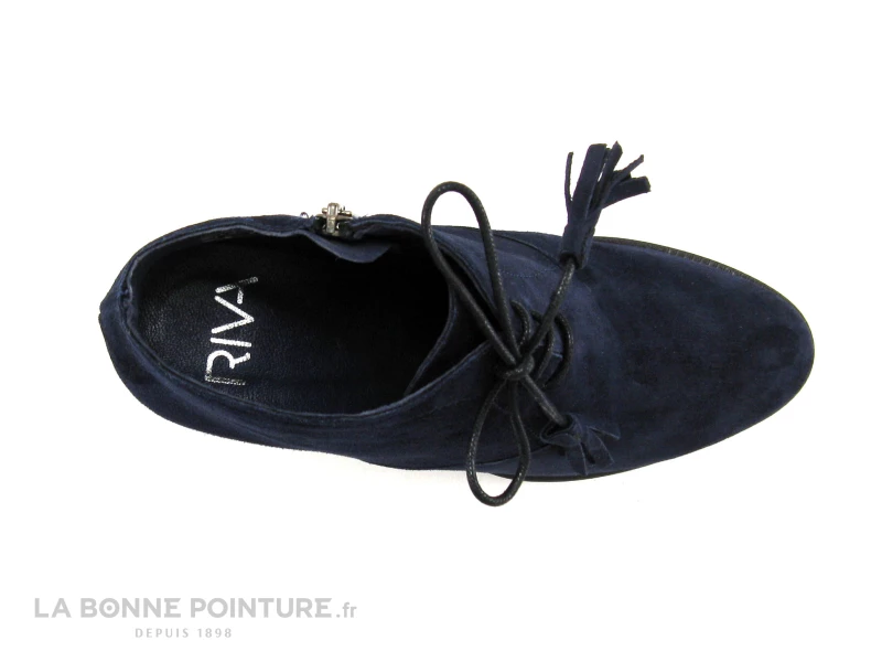 Budget ❤️ Riva Di Mare Femme Riva CINTIA Velours Navy - RV-172-028 ? Boots Talon ? 6 Budget ❤️ Riva Di Mare Femme Riva CINTIA Velours Navy - RV-172-028 ? Boots Talon ? – Image 6