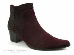 Sortie ❤️ Femme Madison AYAM Velours Prune ? Boots ?