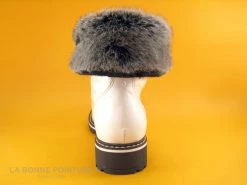 Bon marché ✨ Femme Hooper Henis Hera White Verni Fourrure ? Boots ⌛ 10 Bon marché ✨ Femme Hooper Henis Hera White Verni Fourrure ? Boots ⌛ -Mustang Shop unnamed file 5128