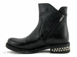 Nouveau ? Femme Lily Mood - SHZAR - Noir - Picots - Perles - ? Boots ⭐ -Mustang Shop unnamed file 5183