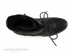 Promo ? Femme Sun Shadow 252269 Noir - Bottine Lacet - Talon Haut ? -Mustang Shop unnamed file 5200