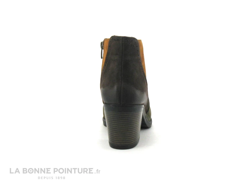 De gros ? Lily Mood ESTIDE - Camel Vert Marron - ? Boots Femme Talon Large ⌛ 4 De gros ? Lily Mood ESTIDE - Camel Vert Marron - ? Boots Femme Talon Large ⌛ – Image 4