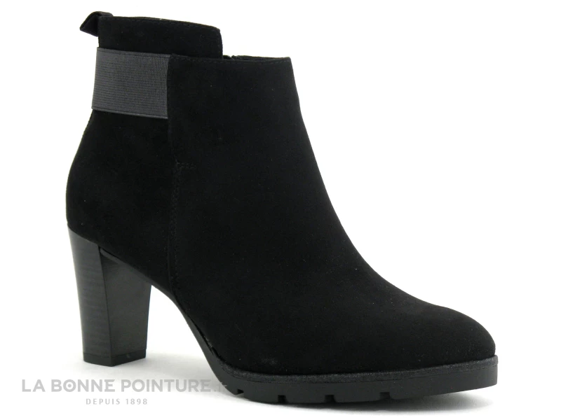 Bon marché ? Marco Tozzi 2 25485 23 Noir - ? Boots Noires Femme - Talon Haut ? 1 Bon marché ? Marco Tozzi 2 25485 23 Noir - ? Boots Noires Femme - Talon Haut ?