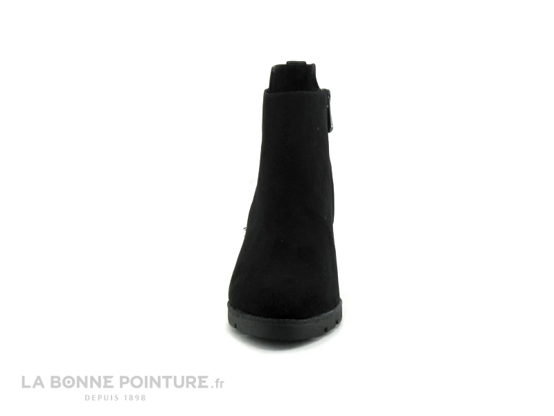 Bon marché ? Marco Tozzi 2 25485 23 Noir - ? Boots Noires Femme - Talon Haut ? 2 Bon marché ? Marco Tozzi 2 25485 23 Noir - ? Boots Noires Femme - Talon Haut ? – Image 2