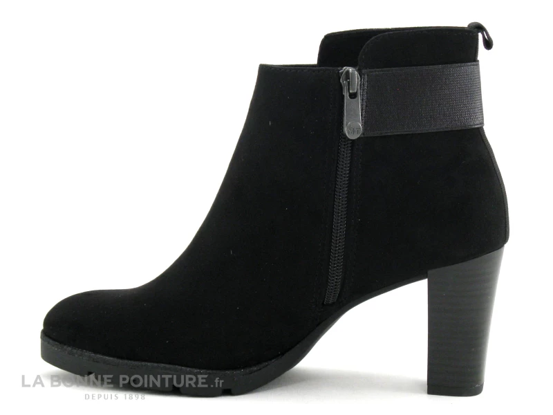 Bon marché ? Marco Tozzi 2 25485 23 Noir - ? Boots Noires Femme - Talon Haut ? 3 Bon marché ? Marco Tozzi 2 25485 23 Noir - ? Boots Noires Femme - Talon Haut ? – Image 3