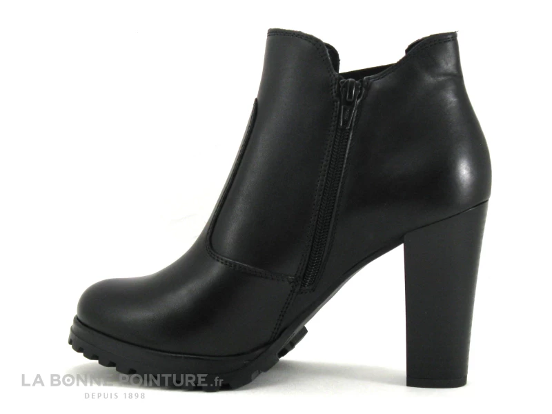 Remise ? Femme ? Shoelab PILOT 4258 Noir - ? Boots Talon Haut Et Semelle Crantee ? 3 Remise ? Femme ? Shoelab PILOT 4258 Noir - ? Boots Talon Haut Et Semelle Crantee ? – Image 3