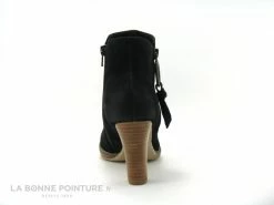 De gros ? Femme Fugitive ASTON ? Boots Noires En Nubuck- Deux Zips Et Talon ? -Mustang Shop unnamed file 5316