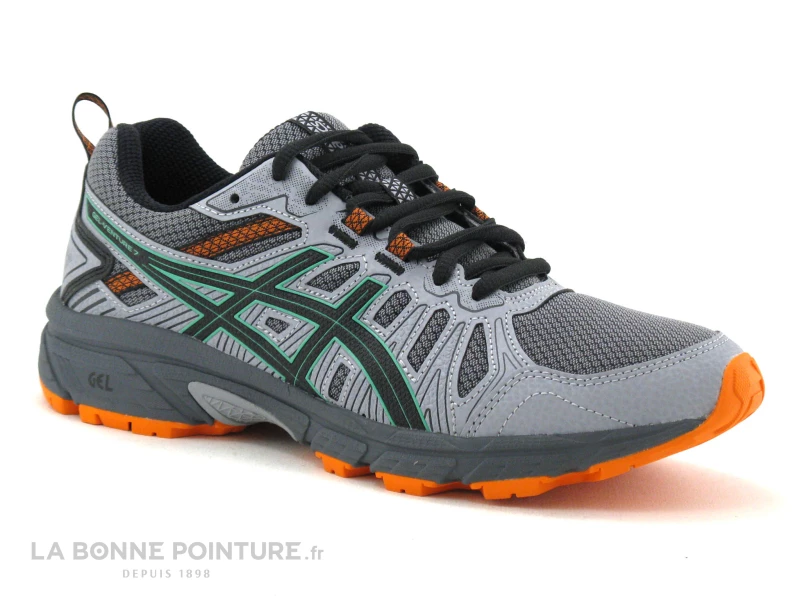 Meilleure vente ? Junior Asics GEL VENTURE 7 GS Carrier Grey - Cilantro - Basket Running Trail ? 5 Meilleure vente ? Junior Asics GEL VENTURE 7 GS Carrier Grey - Cilantro - Basket Running Trail ? – Image 5