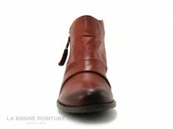 De gros ? Femme Lou Kristensen IB2099 Brick Antic Burnish - Bottine Orange Brique ? -Mustang Shop unnamed file 5356