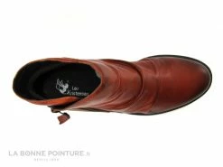 De gros ? Femme Lou Kristensen IB2099 Brick Antic Burnish - Bottine Orange Brique ? -Mustang Shop unnamed file 5360