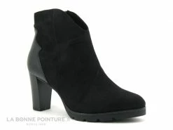 Nouveau ? Femme Marco Tozzi 2-25841-25 Black Comb - Bottines Velours Talon Haut âš