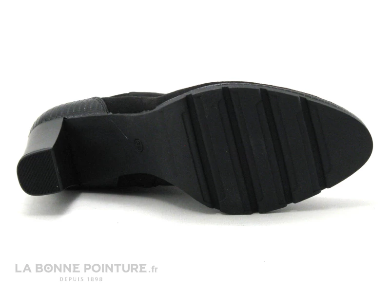 Nouveau ? Femme Marco Tozzi 2-25841-25 Black Comb - Bottines Velours Talon Haut ✨ 7 Nouveau ? Femme Marco Tozzi 2-25841-25 Black Comb - Bottines Velours Talon Haut ✨ – Image 7