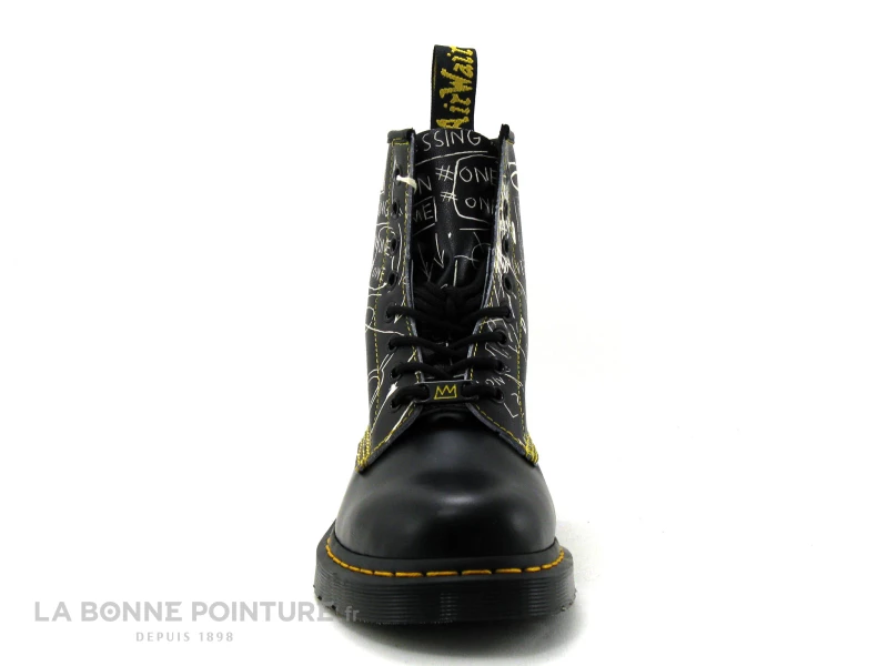 Bon marché ⭐ Femme Dr Martens 1460 BASQUIAT Black White 26319009 Test Pressing - ? Boots ? 2 Bon marché ⭐ Femme Dr Martens 1460 BASQUIAT Black White 26319009 Test Pressing - ? Boots ? – Image 2