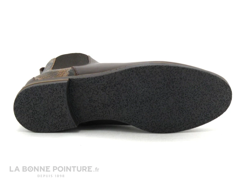 Sortie ? Marina Seval - E371 Serena - Marron Et Python - Bottines Chelsea Femme ? 7 Sortie ? Marina Seval - E371 Serena - Marron Et Python - Bottines Chelsea Femme ? – Image 7