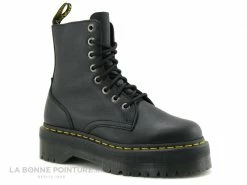 Coupon ? Femme Dr Martens JADON III Black Pisa - 26378001 - ? Boots Plateforme Noires ✨