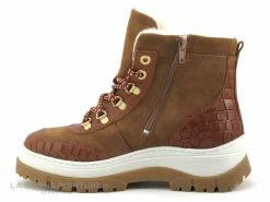 Nouveau ? Hooper ABBA Cognac - Bottine Femme Semelle Epaisse ? -Mustang Shop unnamed file 5491