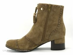 Bon marché ? MamZelle MALO - Velours Vison - Bottine Femme Marron ? -Mustang Shop unnamed file 5598